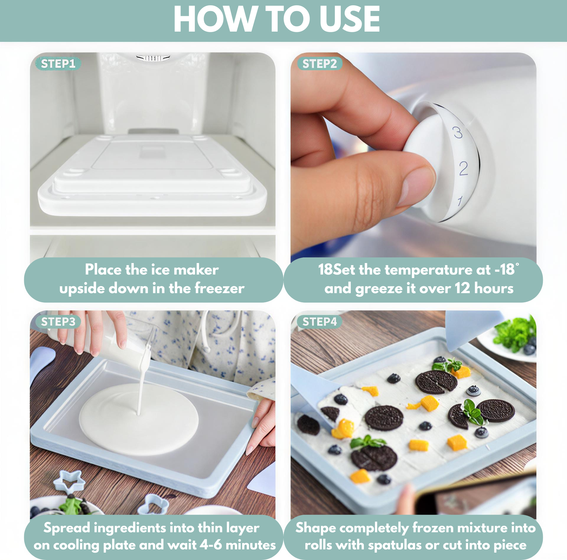 Machine à glace roulée yogice™